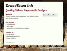 Tablet Screenshot of crosstownink.com